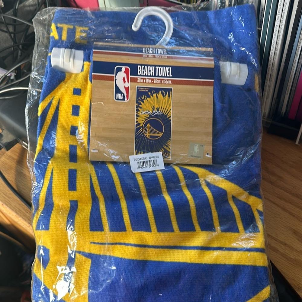 NBA beach towel warriors